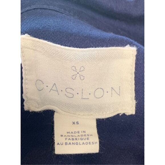 Caslon Twill Utility Jacket - Navy Peacoat XSmall - Picture 6 of 7